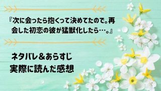 ネタバレ記事「次に会ったら抱くって決めてたので。再会した初恋の彼が猛獣化したら…。」アイキャッチ